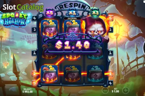 Οθόνη3. Spooky Hollow Κουλοχέρης