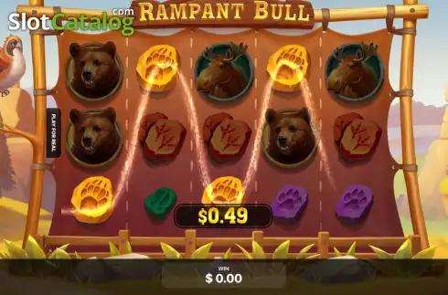 Οθόνη3. Rampant Bull Κουλοχέρης