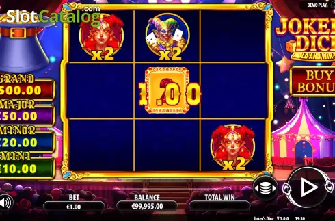 Οθόνη3. Joker's Dice Κουλοχέρης