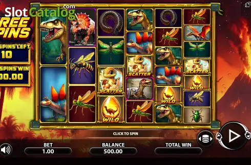 Οθόνη4. T-Rex Treasure Hunt Κουλοχέρης