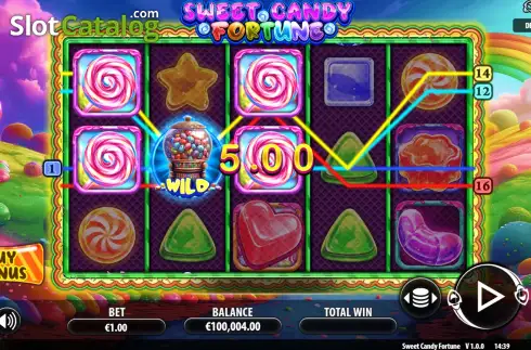 Οθόνη3. Sweet Candy Fortune Κουλοχέρης