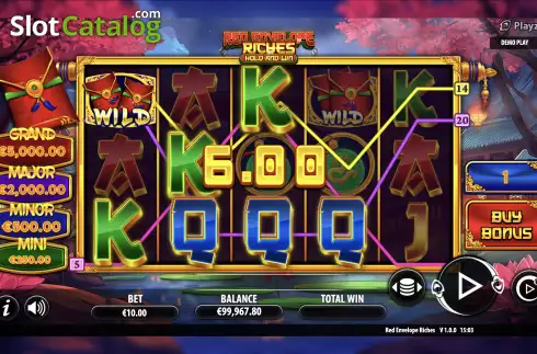 Οθόνη4. Red Envelope Riches Κουλοχέρης