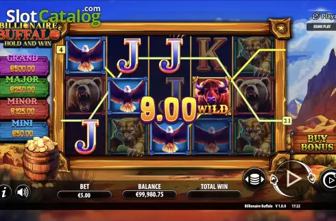 Οθόνη4. Billionaire Buffalo Hold and Win Κουλοχέρης