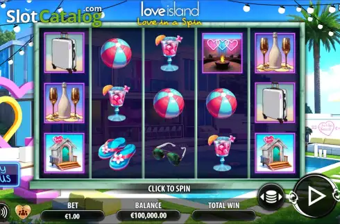 Οθόνη4. Love Island - Love in a Spin Κουλοχέρης