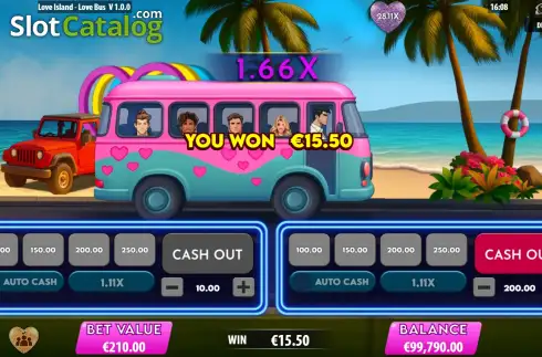 Οθόνη2. Love Island - Love Bus Κουλοχέρης 