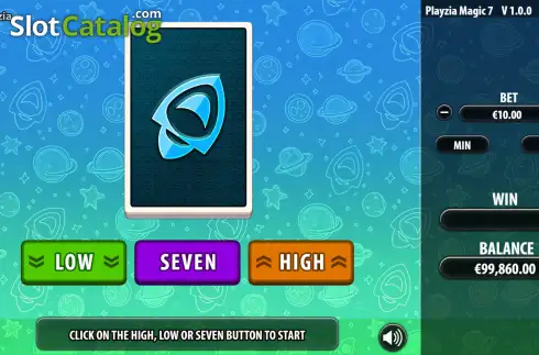 Οθόνη2. Playzia Magic 7 Κουλοχέρης