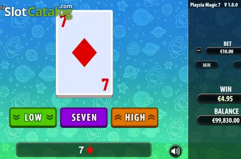 Οθόνη3. Playzia Magic 7 Κουλοχέρης