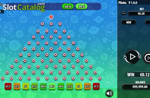 Οθόνη3. Playzia Plinko Κουλοχέρης