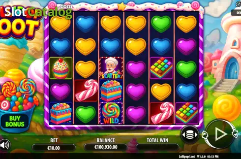 Οθόνη2. Lollipop Loot Κουλοχέρης