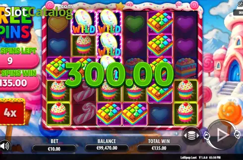 Οθόνη3. Lollipop Loot Κουλοχέρης