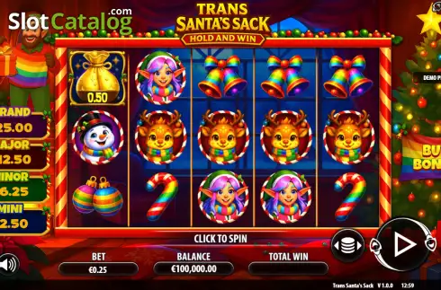 Οθόνη2. Trans Santa's Sack Κουλοχέρης