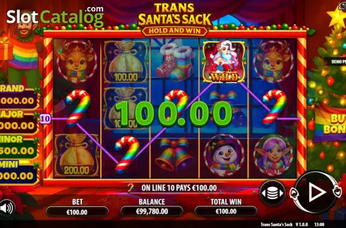 Οθόνη3. Trans Santa's Sack Κουλοχέρης