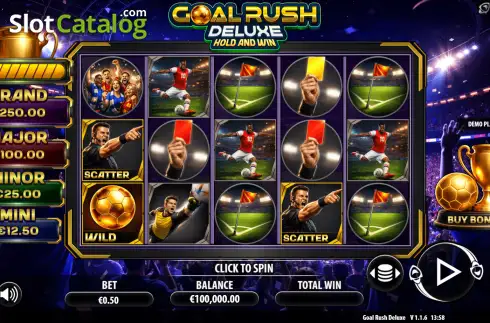 Οθόνη2. Goal Rush Deluxe Κουλοχέρης