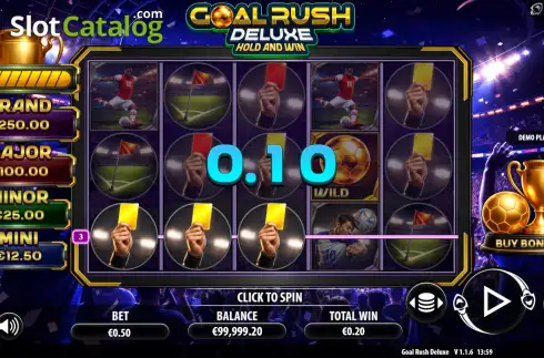 Οθόνη3. Goal Rush Deluxe Κουλοχέρης