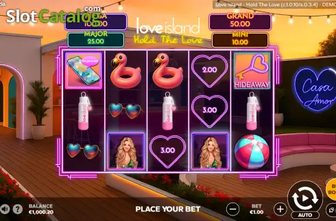 Οθόνη2. Love Island - Hold The Love Κουλοχέρης 
