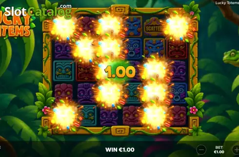 Οθόνη3. Lucky Totems Κουλοχέρης