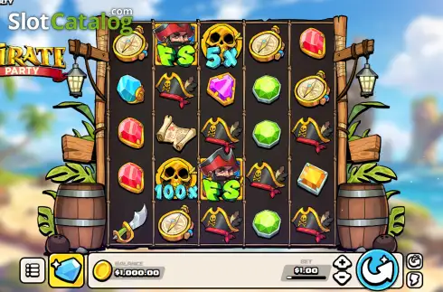 Οθόνη2. Pirate Party (Pocket Play) Κουλοχέρης
