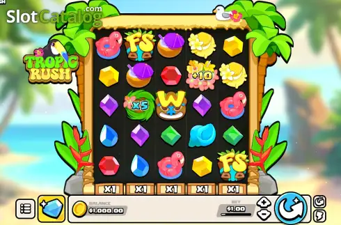 Οθόνη2. Tropic Rush Κουλοχέρης 