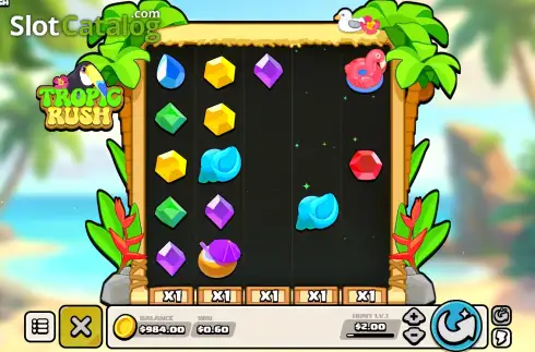 Οθόνη3. Tropic Rush Κουλοχέρης 