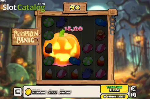 Οθόνη3. Pumpkin Panic Κουλοχέρης 