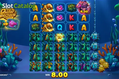 Οθόνη3. Fishin Madness QUADGROWS Κουλοχέρης