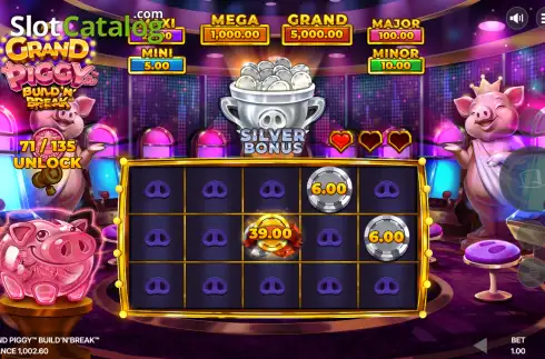 Οθόνη3. Grand Piggy Build 'N' Break Κουλοχέρης