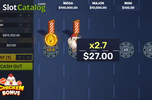 Οθόνη3. Chicken Bonus Κουλοχέρης