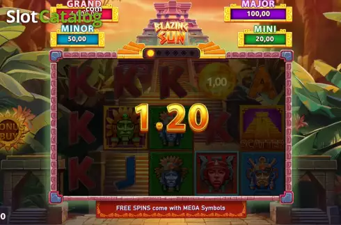 Οθόνη3. Blazing Sun Κουλοχέρης