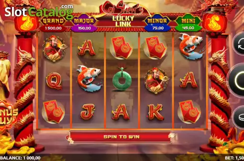Οθόνη2. Caishen's Lucky Link Κουλοχέρης