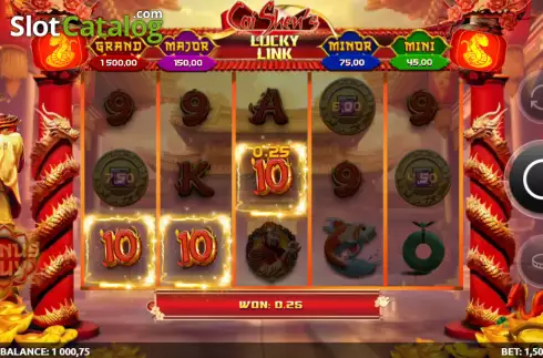 Οθόνη3. Caishen's Lucky Link Κουλοχέρης