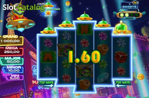 Οθόνη3. Vegas Space Heist Κουλοχέρης