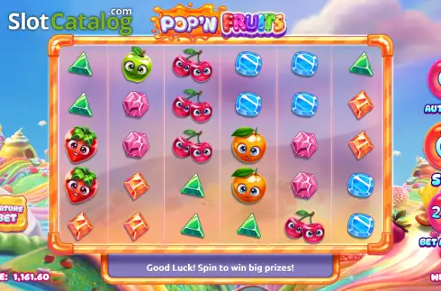 Οθόνη2. Pop’n Fruits Κουλοχέρης
