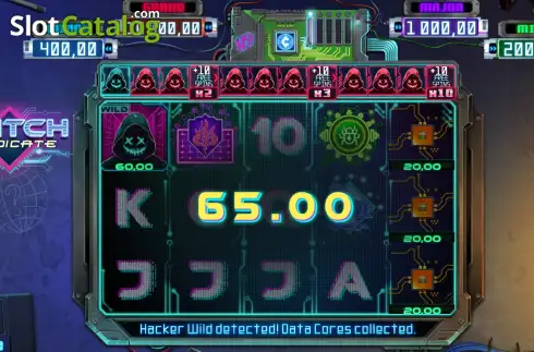 Οθόνη3. Glitch Syndicate Κουλοχέρης