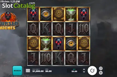 Οθόνη2. Cursed Riches Κουλοχέρης