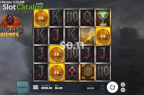 Οθόνη3. Cursed Riches Κουλοχέρης