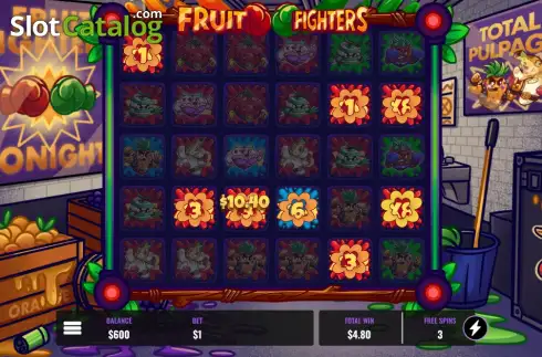 Οθόνη3. Fruit Fighters Κουλοχέρης