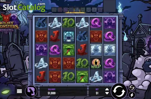 Οθόνη2. Wildly Monsters: Shadows Κουλοχέρης