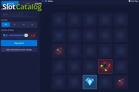 Οθόνη2. Mines (Rainbet Originals) Κουλοχέρης