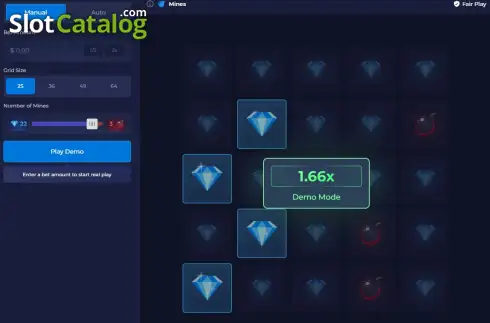 Οθόνη3. Mines (Rainbet Originals) Κουλοχέρης