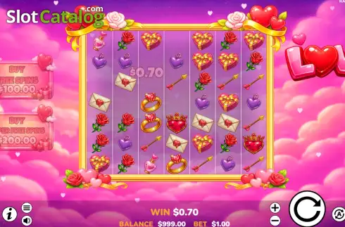 Οθόνη3. Love (Rainfall Gaming) Κουλοχέρης