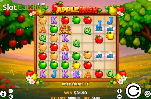 Οθόνη3. Apple Rush Κουλοχέρης