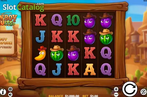 Οθόνη2. Cowboy Fruits Κουλοχέρης 
