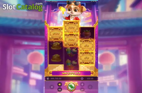 Οθόνη3. Lucky Caramelo (Rectangle Games) Κουλοχέρης 