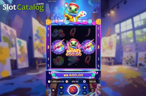 Οθόνη3. Lucky Turtle (Rectangle Games) Κουλοχέρης