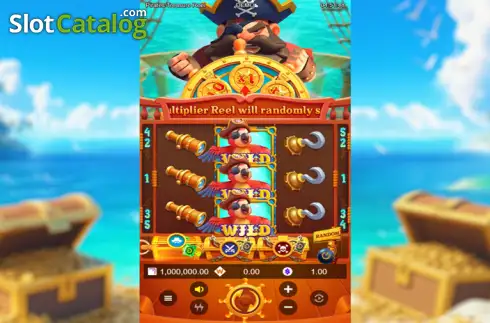 Οθόνη2. Pirate's Treasure Reel Κουλοχέρης 