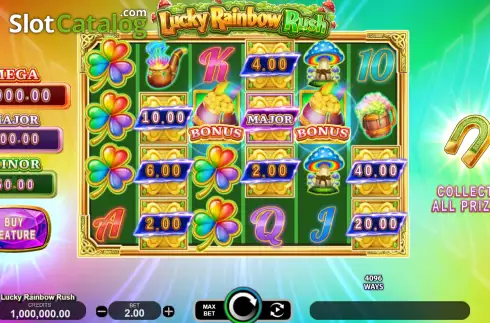 Οθόνη2. Lucky Rainbow Rush Κουλοχέρης