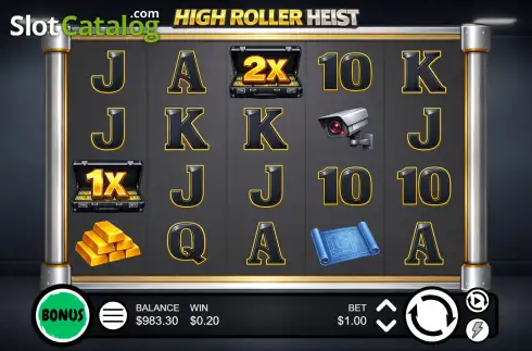 Οθόνη3. High Roller Heist Κουλοχέρης