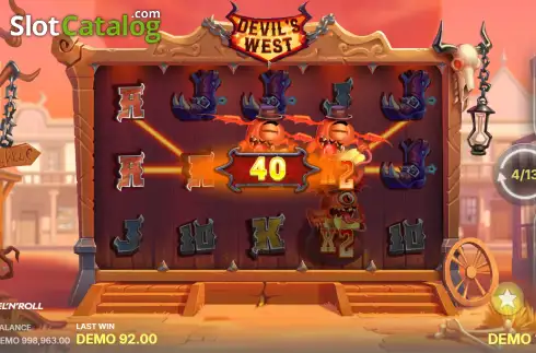 Οθόνη3. Devil's West Κουλοχέρης