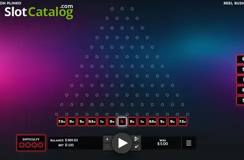 Οθόνη2. Neon Plinko Κουλοχέρης