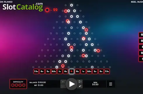 Οθόνη3. Neon Plinko Κουλοχέρης